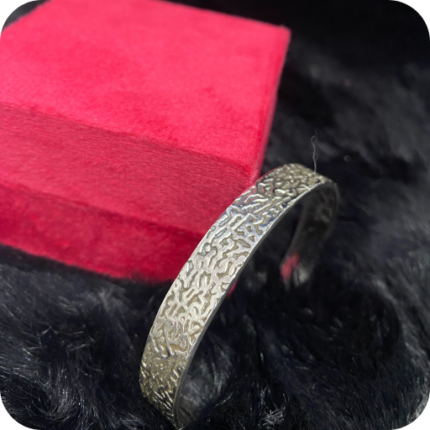 Textured Silver Kada
