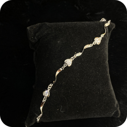 Stoned heart Braclet