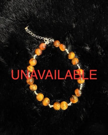 Plain silver Tiger eye