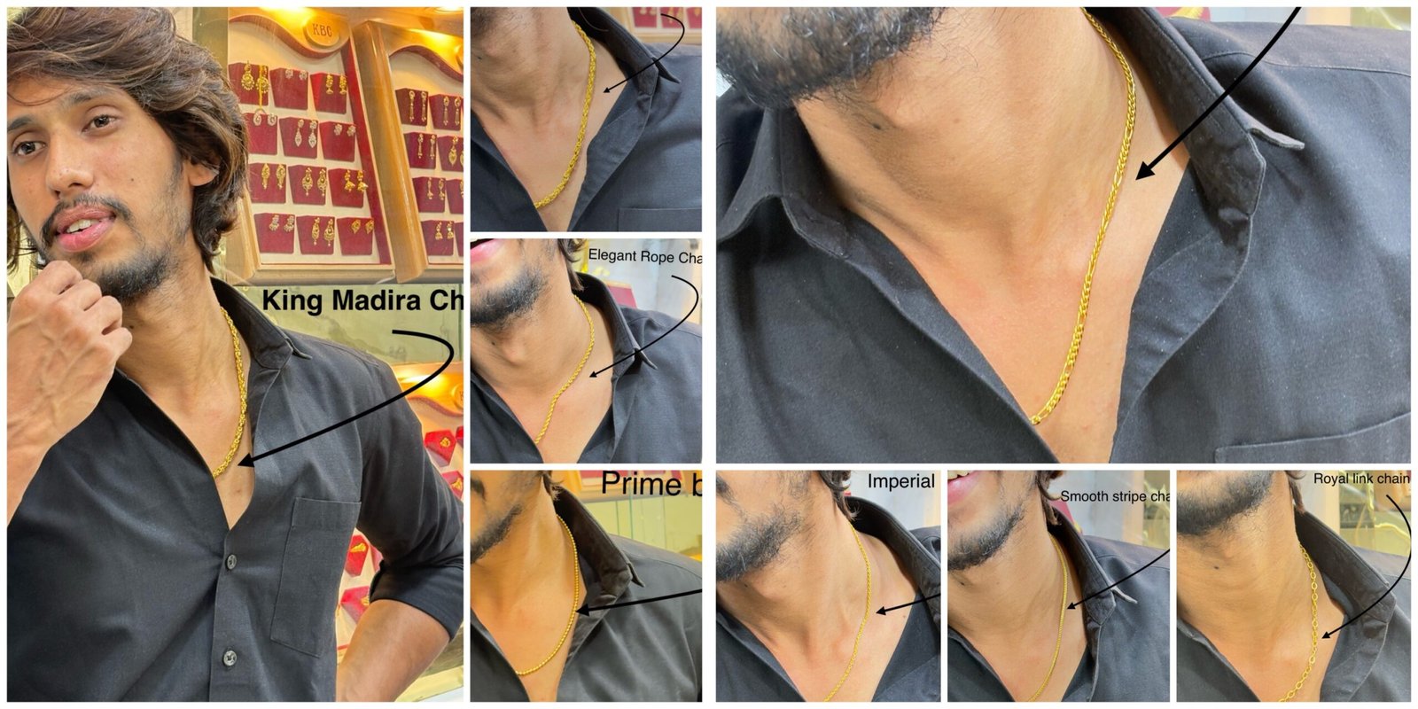 a0139f5d-422c-471f-819d-75e7a961c3ed Gold coated silver chains - Image 1